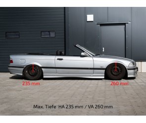 TA Technix Gewindefahrwerk Deep  härteverstellbar für BMW 316i Typ E36 (Limousine) 